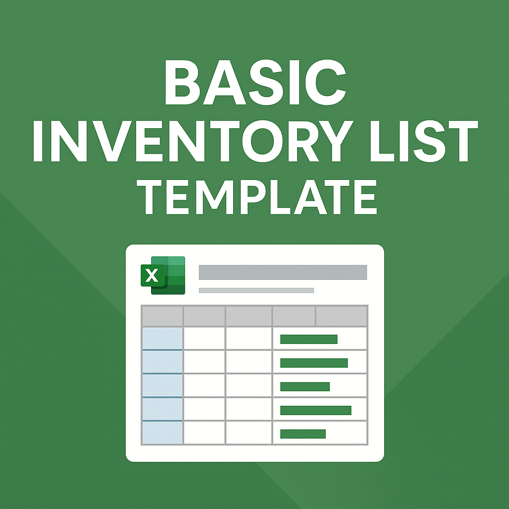 Basic Inventory List in Excel Feature Image