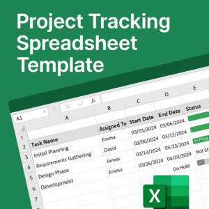 Download [Free] Basic Project Tracking Sheet in Excel
