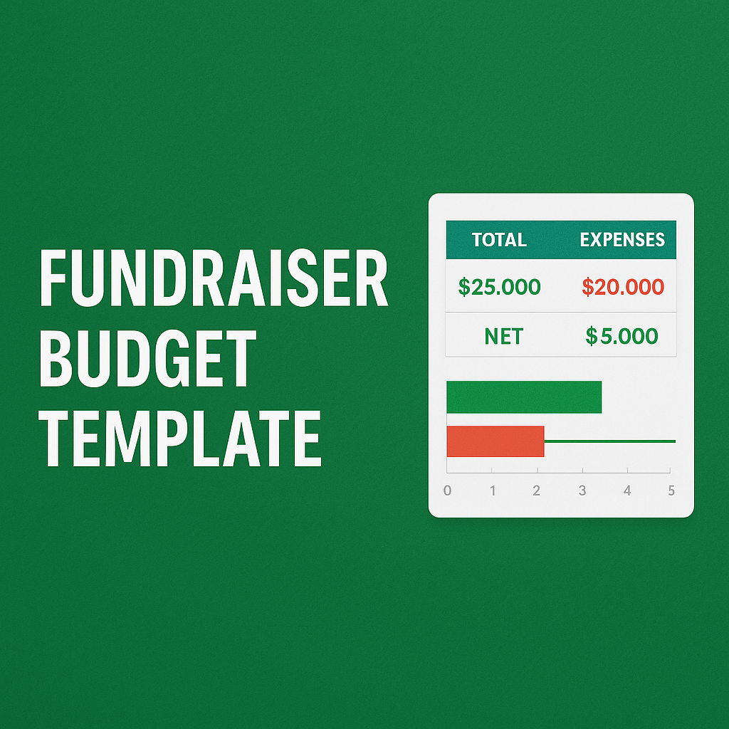 Budget for Fundraiser Event - Excel Format Feature Image