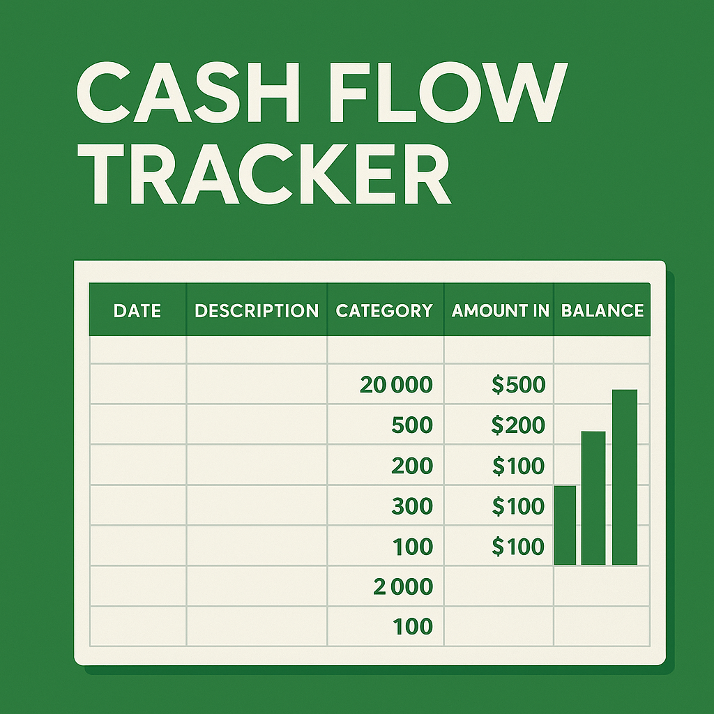Cash Flow Tracker Excel Format _ Feature Image