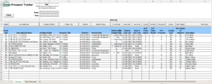 Download [Free] Sales Prospect Tracker Excel Template