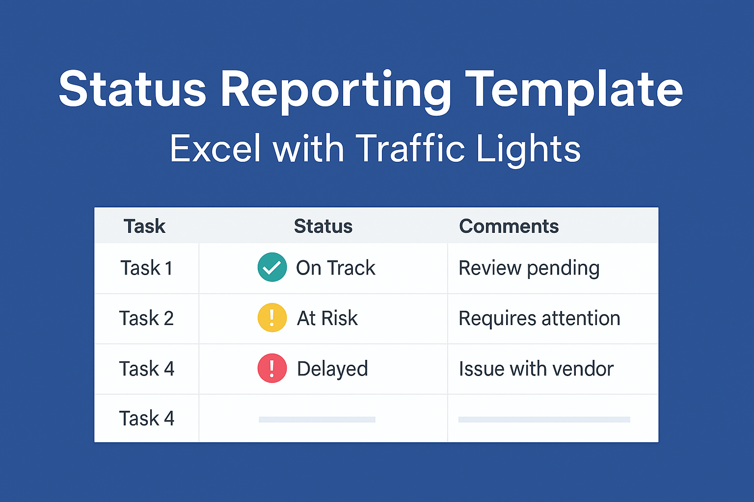 Status Reporting Template with Traffic Lights_Feature Image