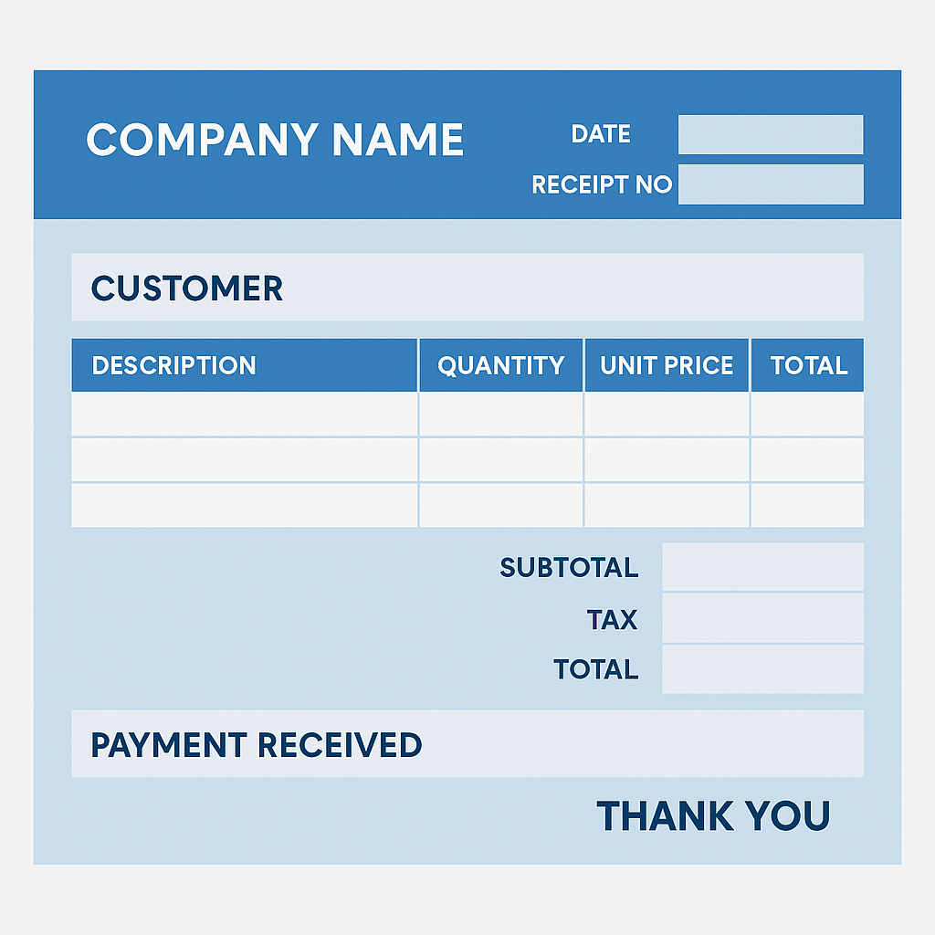 Blue sales receipt1 Feature Image