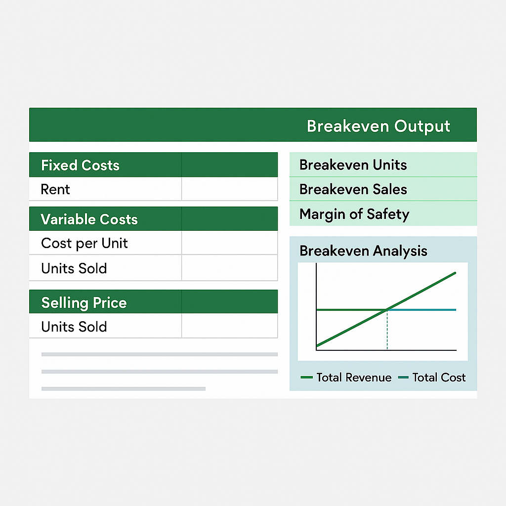 Breakeven Analysis Excel Template Feature Image