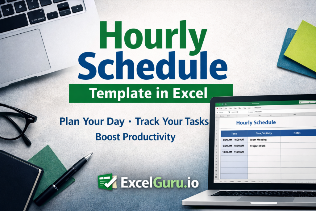 Hourly Schedule Template Excel
