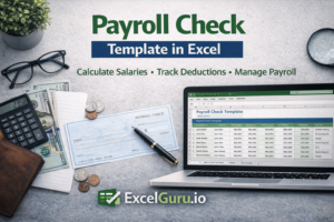 Payroll Layout Temp Check Payroll Check Template Excel