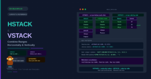 HSTACK & VSTACK: Combine Ranges Horizontally & Vertically » excelguru.io