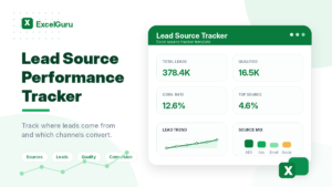 Lead Generation Tracker Template - Free Excel Download